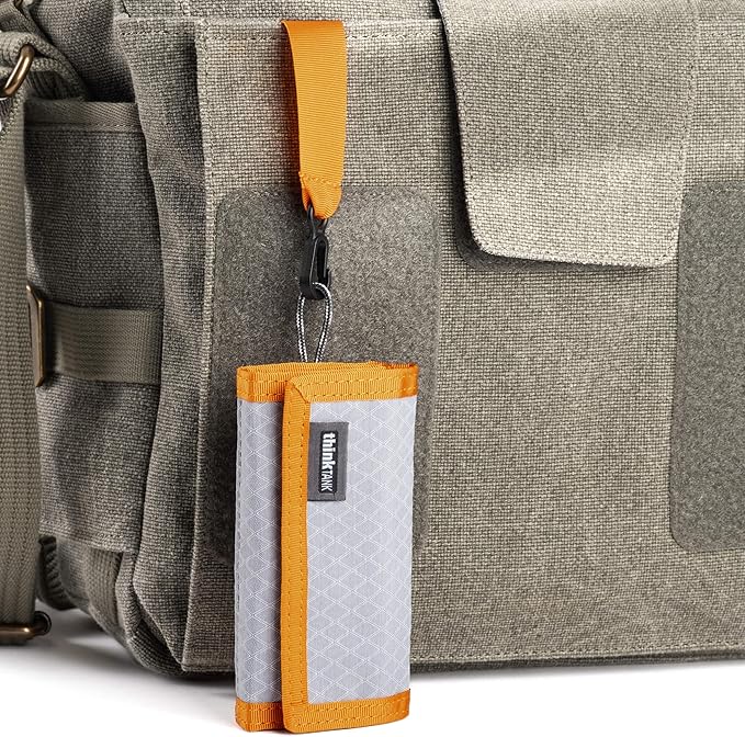 Think Tank SD Pixel Pocket Rocket V2 Folding Wallet for 9 SD or CF Express Type A Memory Cards (Fireside Orange)