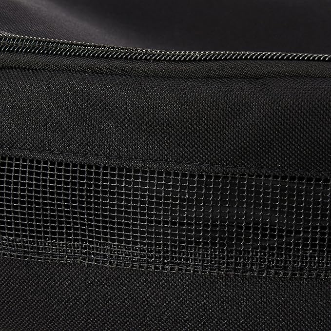 Champ Shoe Bag - Lightweight and Breathable for Any Atheltic Shoe Including Golf Spikes and More - Black