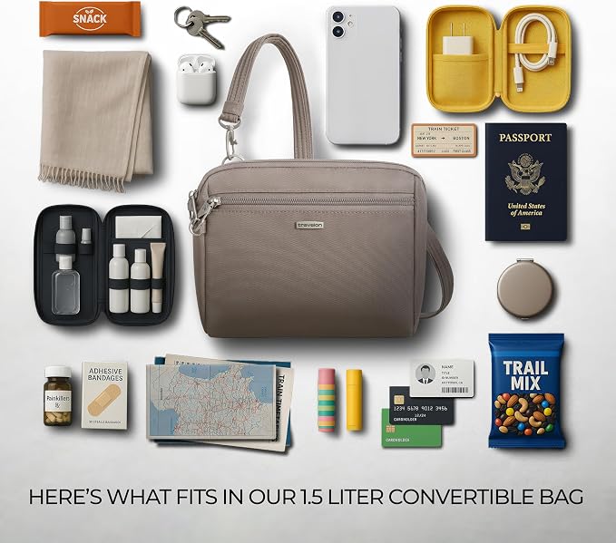 Travelon Anti-Theft Classic Convertible Crossbody & Waist Pack