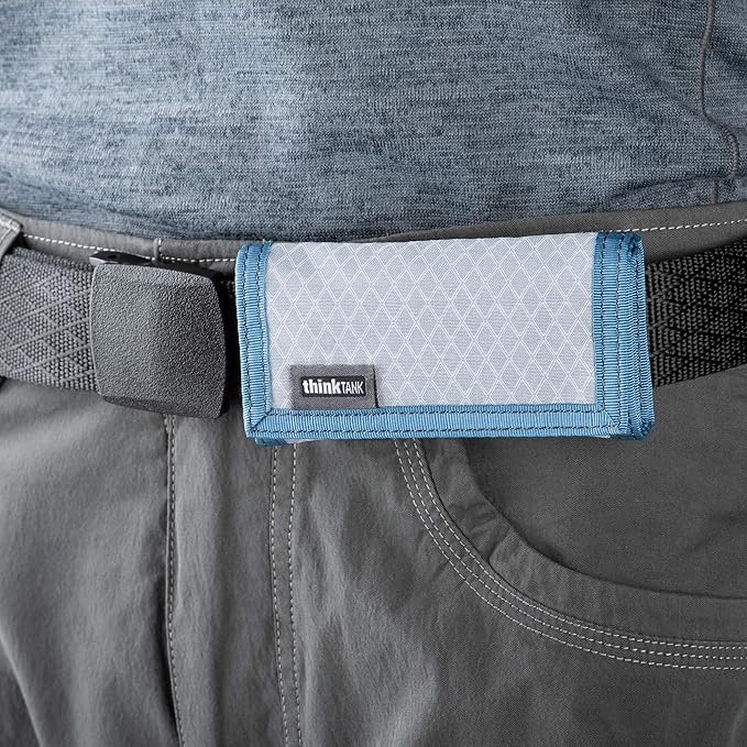 Think Tank Pixel Pocket Rocket Memory Card Folding Wallet for 10 CFast or CF Express Type B Memory Cards (Marine Blue)