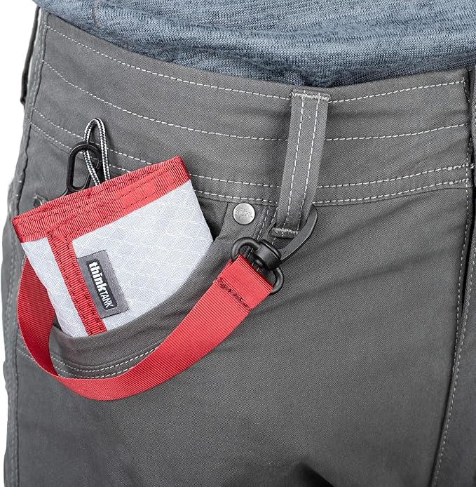 Think Tank Memory Card and Battery Wallet, Holds 2 CF or 4 SD Memory Cards (Chili Pepper Red)