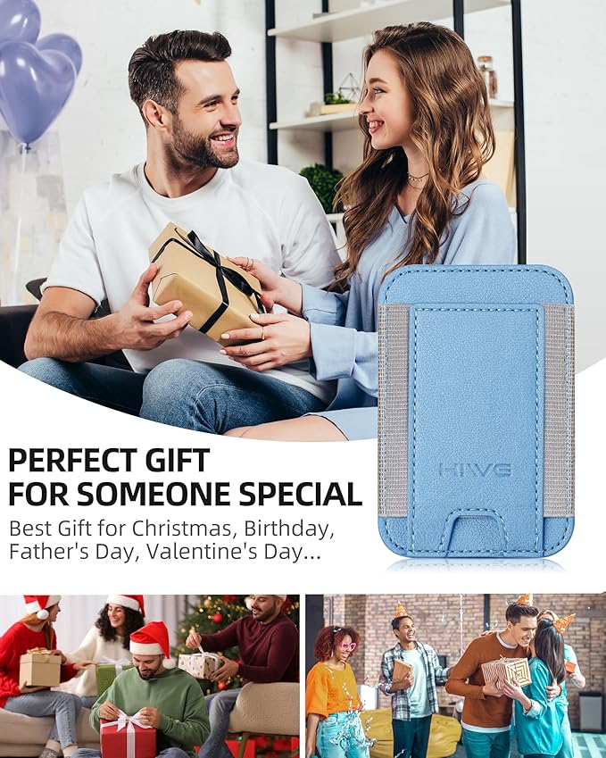 HiWe for MagSafe Wallet: 7-Card Holder, RFID Blocking, Strong Magnet for iPhone 12-17 Series, Slim, 1 Slot