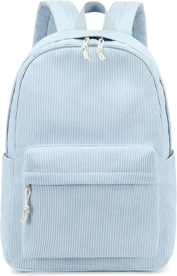 Bluboon School Backpack for Teen Girls Bookbags Elementary High School Corduroy Laptop Bags Women Travel Daypacks