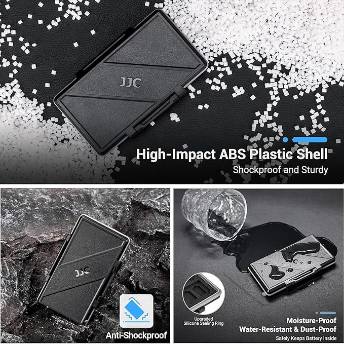 36 Slots Memory Card Case Water-Resistant Anti-Shock Memory Card Wallet for 24 Micro SD SDXC SDHC TF Cards and 12 SD SDXC SDHC Cards
