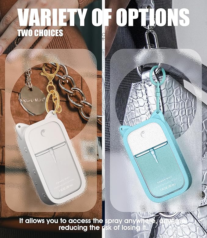 Sonnorel Silicone Case Compatible with Touchland Hand Sanitizer Spray (Fit for 1 FL OZ/30 mL Ver)