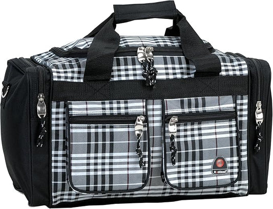 Rockland 19" Polyester Duffel Bag, Black Cross