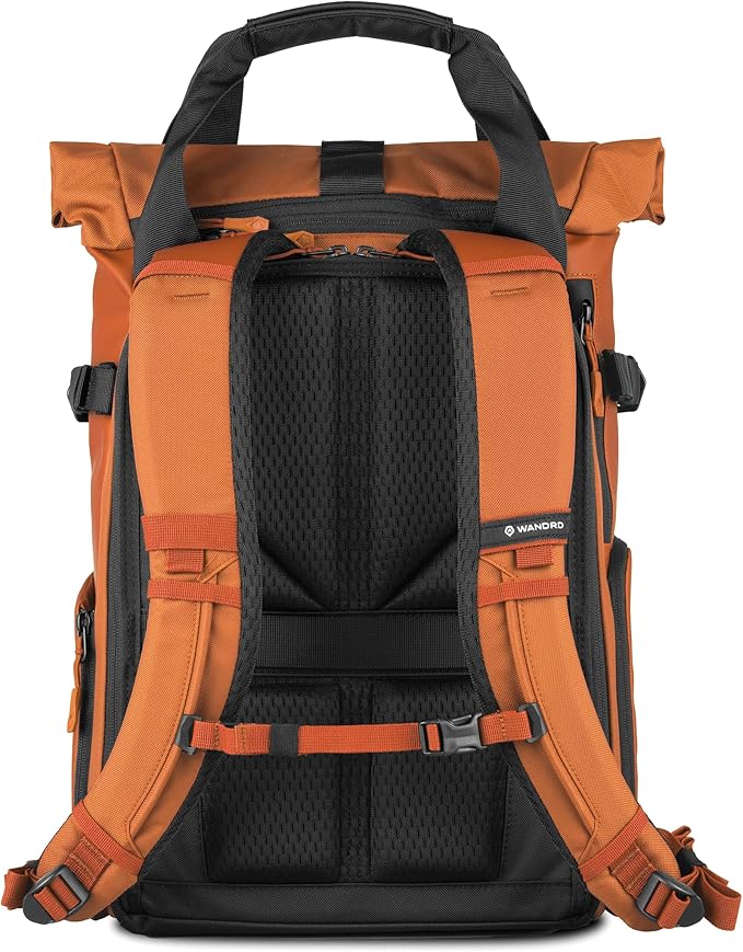 WANDRD PRVKE Rolltop 21L V4 Camera Backpack – Expandable Weatherproof Travel Bag with Laptop Sleeve and Clamshell Opening