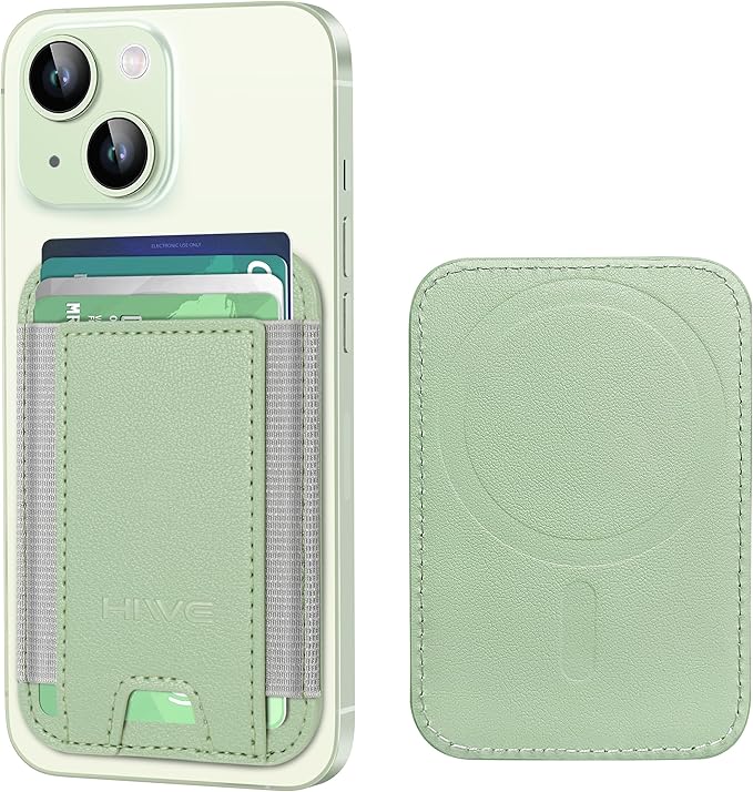 HiWe for MagSafe Wallet: 7-Card Holder, RFID Blocking, Strong Magnet for iPhone 12-17 Series, Slim, 1 Slot