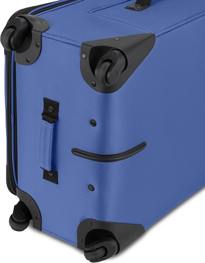 SWISSGEAR Sion Softside Expandable Spinner Luggage Durable Lightweight Travel Suitcase, Regatta, Checked-Large
