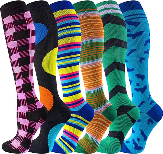 bropite Compression Socks for Women & Men Circulation-Support Knee High Socks 20-30 mmhg-Best for Running,Medical,Nurse,Travel