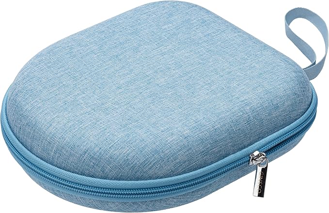 Ginsco Universal Headphone Case Compatible with JBL Tune 510BT 720BT, Sony WH-CH 720N/WH-CH520, with Bose/JBL/Soundcore Life Q20i Q30/BERIBES/TOZO/KVIDIO etc Wireless Headphones Light Blue