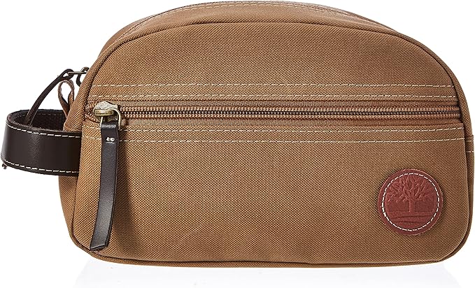 Timberland Men's Toiletry Bag Canvas Travel Kit Organizer