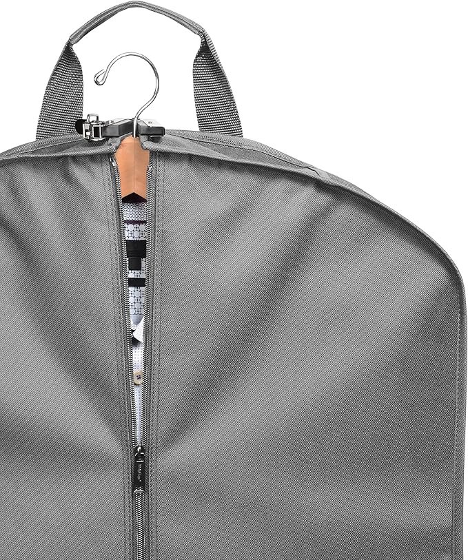 WallyBags® 40” Deluxe Travel Garment Bag with two pockets