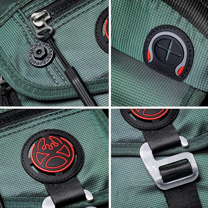 NICGID Sling Bag Chest Shoulder Backpack Crossbody Bags for Tablet Laptop Outdoor Hiking Men Women